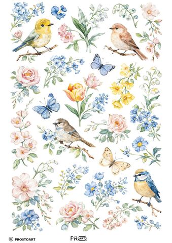 301 Пленочный трансфер декупажная карта, PROstoART