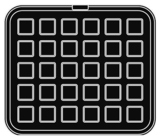 Форма для тарталетницы Pavoni COOKMATIC 3