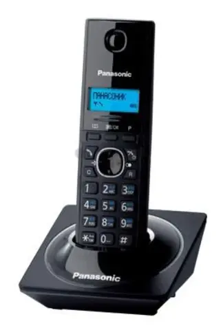 Радио-телефон Dect Panasonic KX-TG1711RUB черный АОН