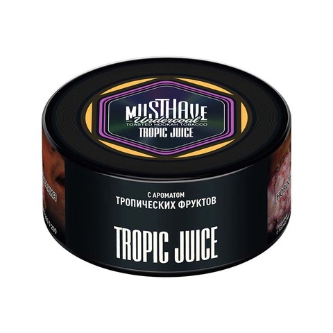 Табак для кальяна Must Have Undercoal 25гр - Tropic Juice с ароматом Тропического сока