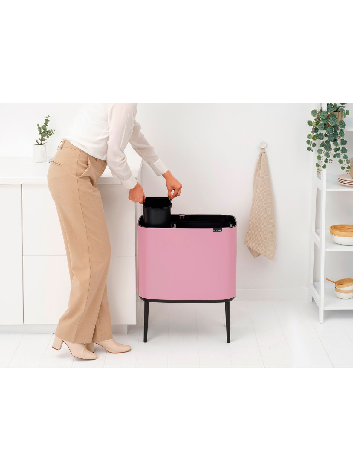 Мусорный бак Bo Touch Bin (11 л + 23 л), Лилово-розовый, арт. 255328 - фото 8