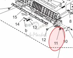 Держатель Konica Minolta для KM bizhub 227, 287, 367 A7AH703401