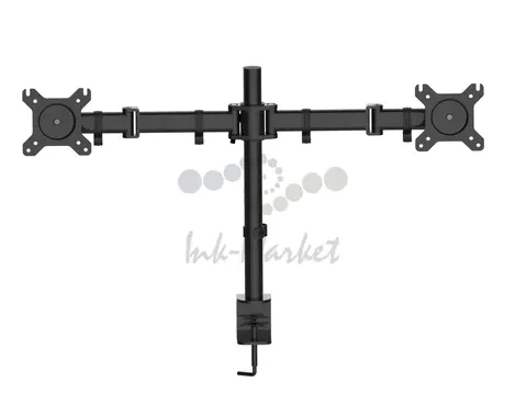 Кронштейн для мониторов Cactus CS-VM-D29-BK черный 13"-27" макс.8кг настольный поворот и наклон
