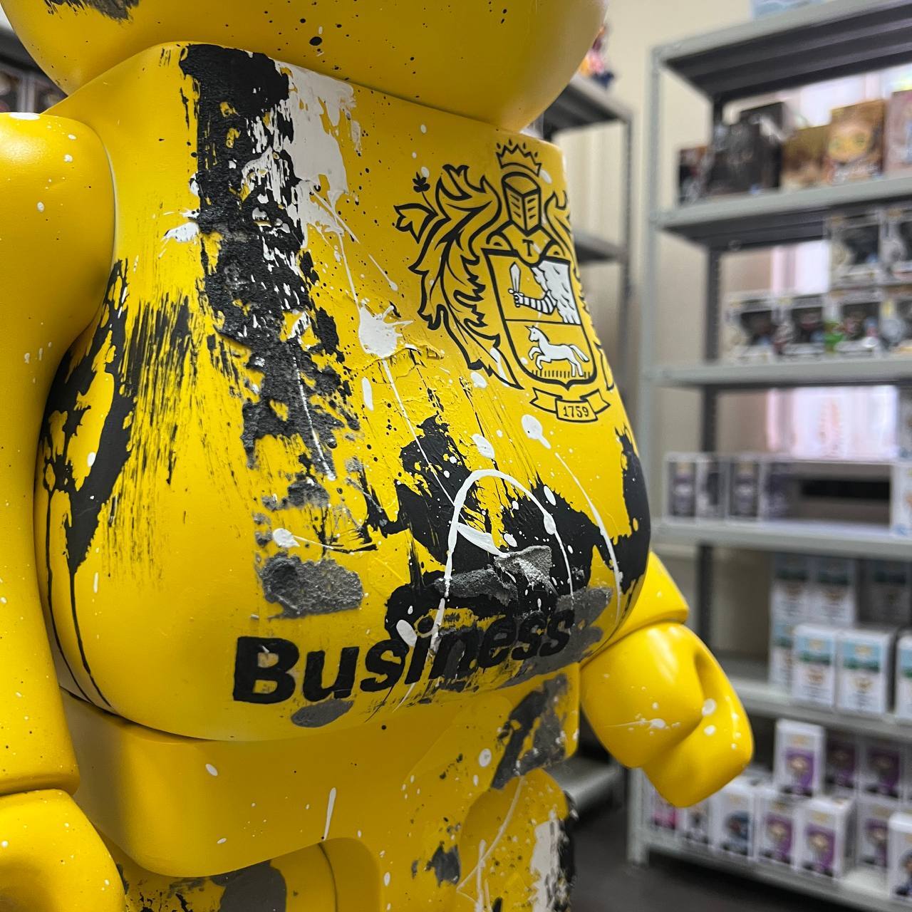 Большой мишка Bearbrick медведь игрушка 70 см. ручной работы Тинькофф -  купить по выгодной цене | Funko POP Shop