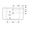 Geberit 869850000+122185000 869850000+122185000 Комплект Renova Nr. 1 Plan шкафчик под раковину 776х586х438 мм белый глянец с раковиной 122185000