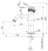 Remer AL12BG Смеситель для раковины Remer Atelier AL12BG, золото брашированное