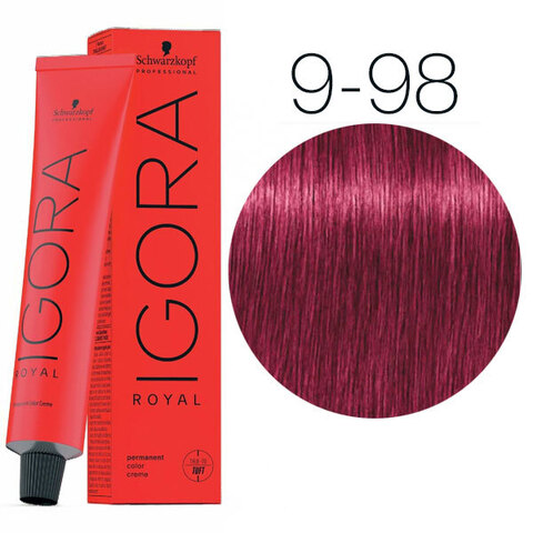 Schwarzkopf Igora Royal New 9-98 (Блондин фиолетовый красный) - Краска для волос