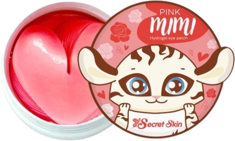 Secret Skin Pink Mimi Hydrogel Eye Patch Патчи для глаз гидрогелевые с экстрактом дамасской розы