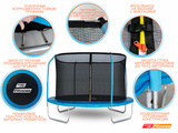 Батут StartLine Fitness 10 футов (305 см) с внутренней сеткой, держателями и лестницей фото №3