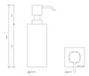 Decor Walther 0839720 Decor Walther Cube DW 395 Дозатор для мыла, настольный, цвет: золото
