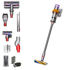 Беспроводной вертикальный пылесос Dyson V15 Detect Absolute (SV47), Yellow / Nickel (Желтый / Никель)