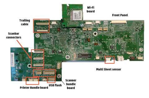 Плата форматера HP DJ T730/T830 (F9A28-67020/F9A30-67001)