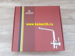 Смеситель KAISER Decor 40144-5 серебро для кухни под фильтр 4