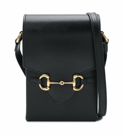 Мини-сумка женская Gucci Horsebit 1955 черный