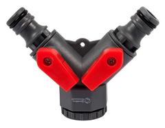 Купить в Санкт-Петербурге | Разветвитель QUATTRO ELEMENTI 2-х канальный, внутр. резьба 1/2