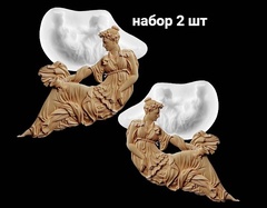 Силиконовые молды № 0314- правый и № 0313 левый