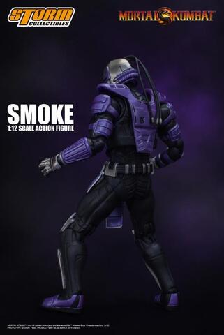 Фигурка Смоук Кибер Ниндзя масштаб 1/12 Мортал Комбат Storm Collectibles