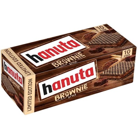 Вафли Hanuta Brownie Limited edition в коробке 220 гр