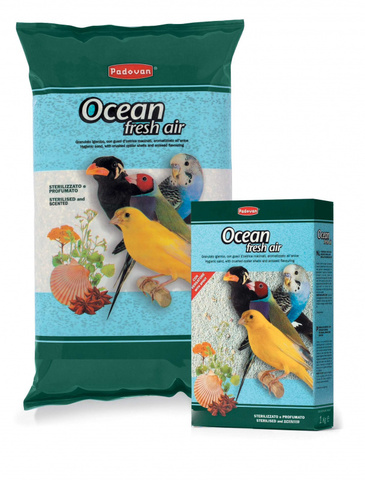 Padovan OCEAN fresh air наполнитель био-песок для декоративных птиц 5кг