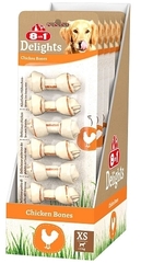 8in1 DELIGHTS XS косточки для мелких собак 7,5 см 7 шт