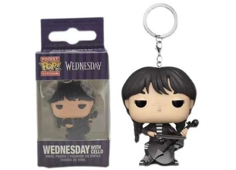 Funko Pop! Keychain Wednsday with cello