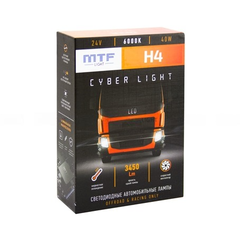 Светодиодные лампы MTF Light Н4 Cyber Light 24V Холодный Белый свет