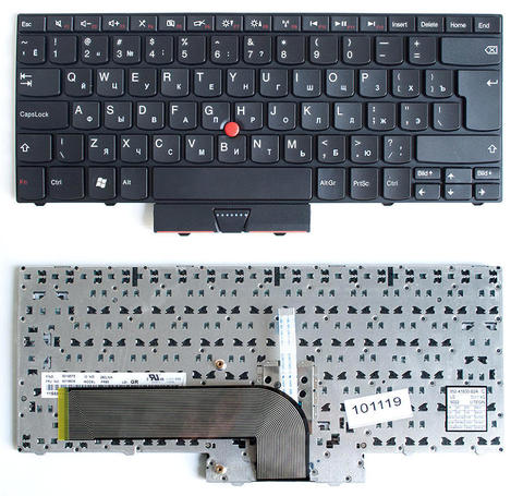 Клавиатура Lenovo Thinkpad EDGE 14, 15 E40 E50 PN 60Y9633, MP-09P13US-387, LD-84US