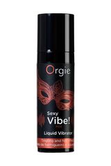 Разогревающий гель для массажа ORGIE Sexy Vibe Hot с эффектом вибрации - 15 мл. - 