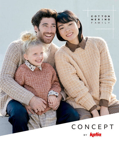 Журнал Katia COTTON-MERINO FAMILY 1