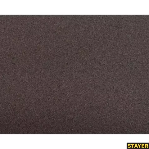 STAYER Р80, 230 х 280 мм, 5 шт, водостойкий, шлифовальный лист на тканевой основе (35435-080)