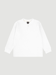 Лонгслив с застёжкой-планкой Mjölk White