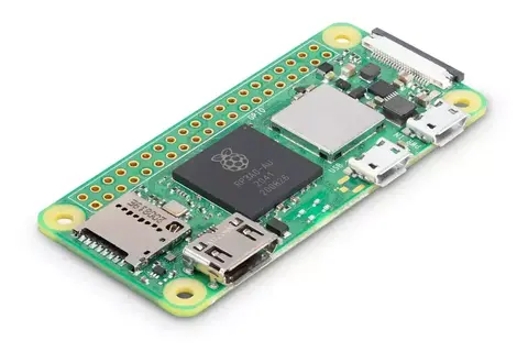 Микрокомпьютер Raspberry Pi Zero 2 W 1GHz quad-core 64-bit Arm Cortex-A53 CPU, 512MB SDRAM, MicroSD, WiFi, BT, microHDMI