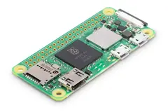 Микрокомпьютер Raspberry Pi Zero 2 W 1GHz quad-core 64-bit Arm Cortex-A53 CPU, 512MB SDRAM, MicroSD, WiFi, BT, microHDMI