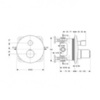 Термостат встраиваемый на 2 потребителя Ideal Standard Melange A4891AA