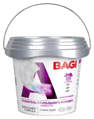 Bagi концентрированный усилитель стирального порошка для светлых и цветных тканей 