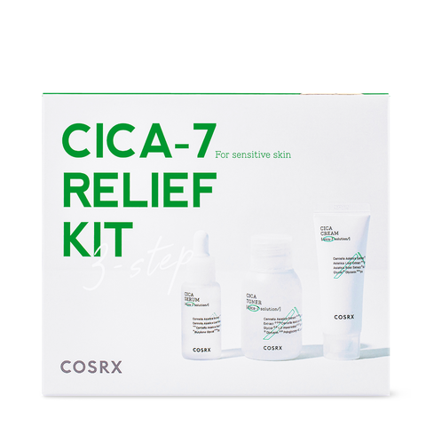 Cosrx Cica 7 Relief kit for sensetive skin