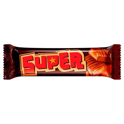 Батончик с нугой и мягкой карамелью 'Super', 40г