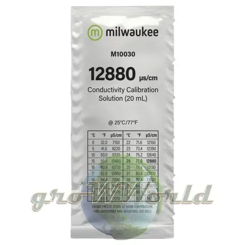 Калибровочный раствор для солемеров и кондуктомеров 12880 µS/cm (мкСм) Milwaukee