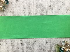 Лента атласная, ш. 5 см, травяной