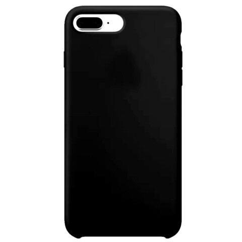 Силиконовый чехол Silicon Case WS для iPhone 7 Plus, 8 Plus (Черный)