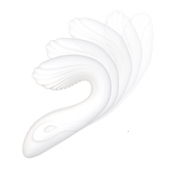 Гибкий, изгибающийся вибратор для точки G - DryWell G-Spot, белый