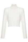 Jumper with silk details