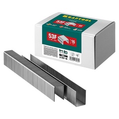 KRAFTOOL тип 20GA (53F/D/056) 16 мм, 5000 шт, скобы для степлера (31787-16)