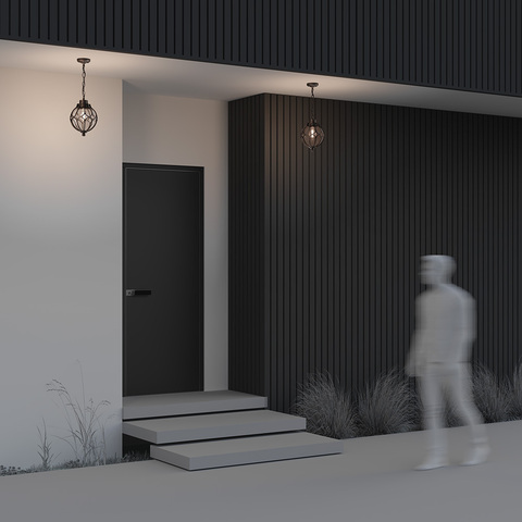 Уличный подвесной светильник Maytoni Via O024PL-01G