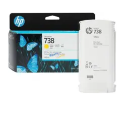 Картридж HP 738 (498N7A) струйный желтый (130 мл) для HP DesignJet T850, T950, T850 MFP, T950 MFP