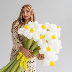 Солнечные ромашки букет из ШДМ