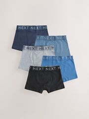 Трусы для мальчика Next E98-858, 5 шт., Синий, Черный