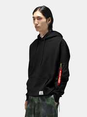 Толстовка Alpha Industries Utility Pocket Hoodie Black (Черный)