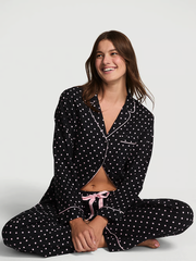 ФЛАНЕЛЕВАЯ ПИЖАМА С БРЮКАМИ