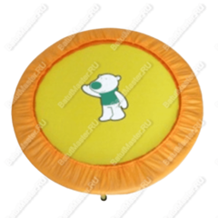 Каркасный батут «Мишка», диаметр 4 фт, оранжевый